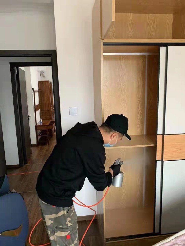 沂南除甲醛-开元锦府治理现场