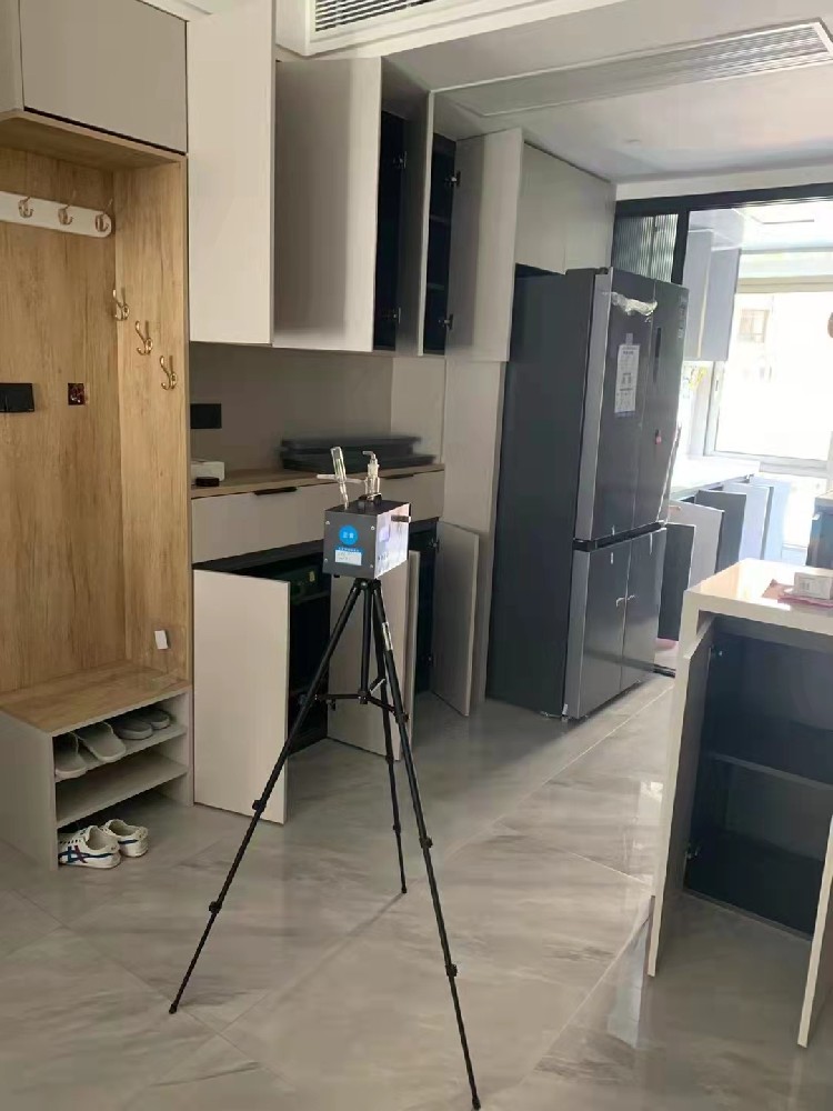 临沂除甲醛-兰山区中元御桂园甲醛检测现场