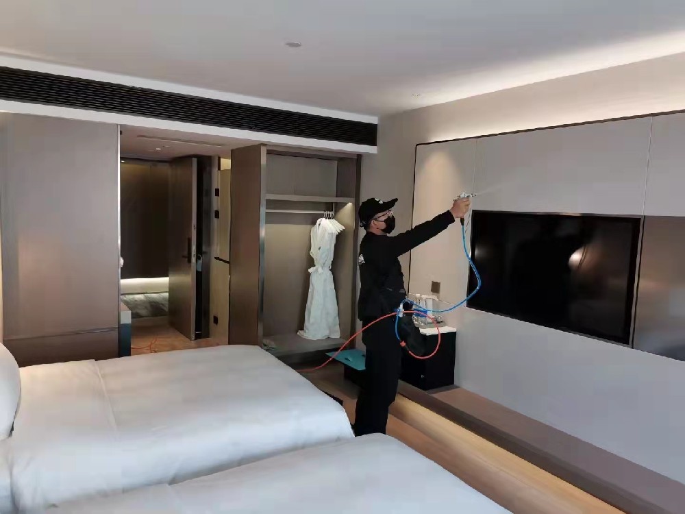 临沂除甲醛-酒店甲醛治理现场